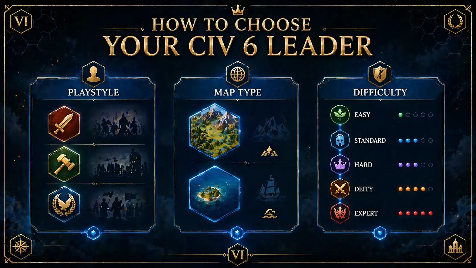 civilization 6 leaders