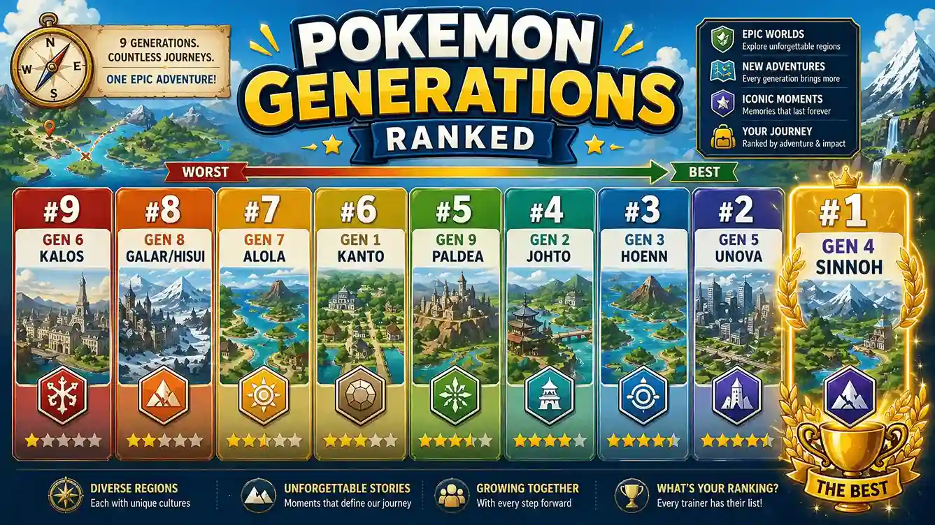 best pokemon gen