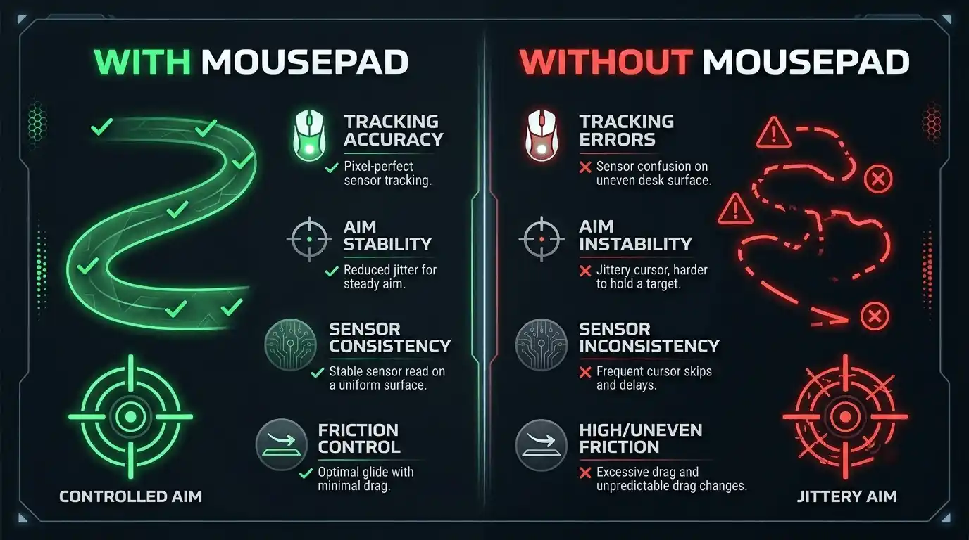 does a mousepad matter for gaming