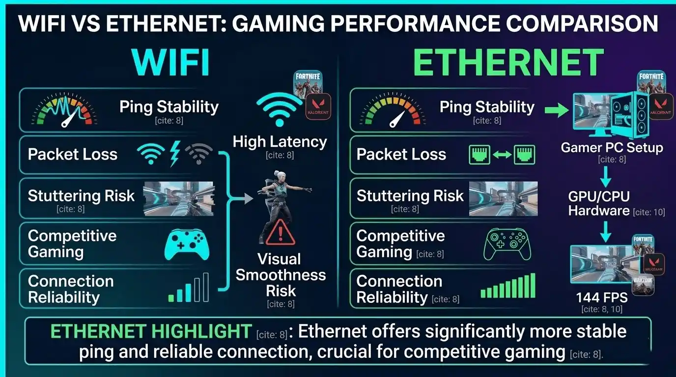 does internet speed affect fps in games