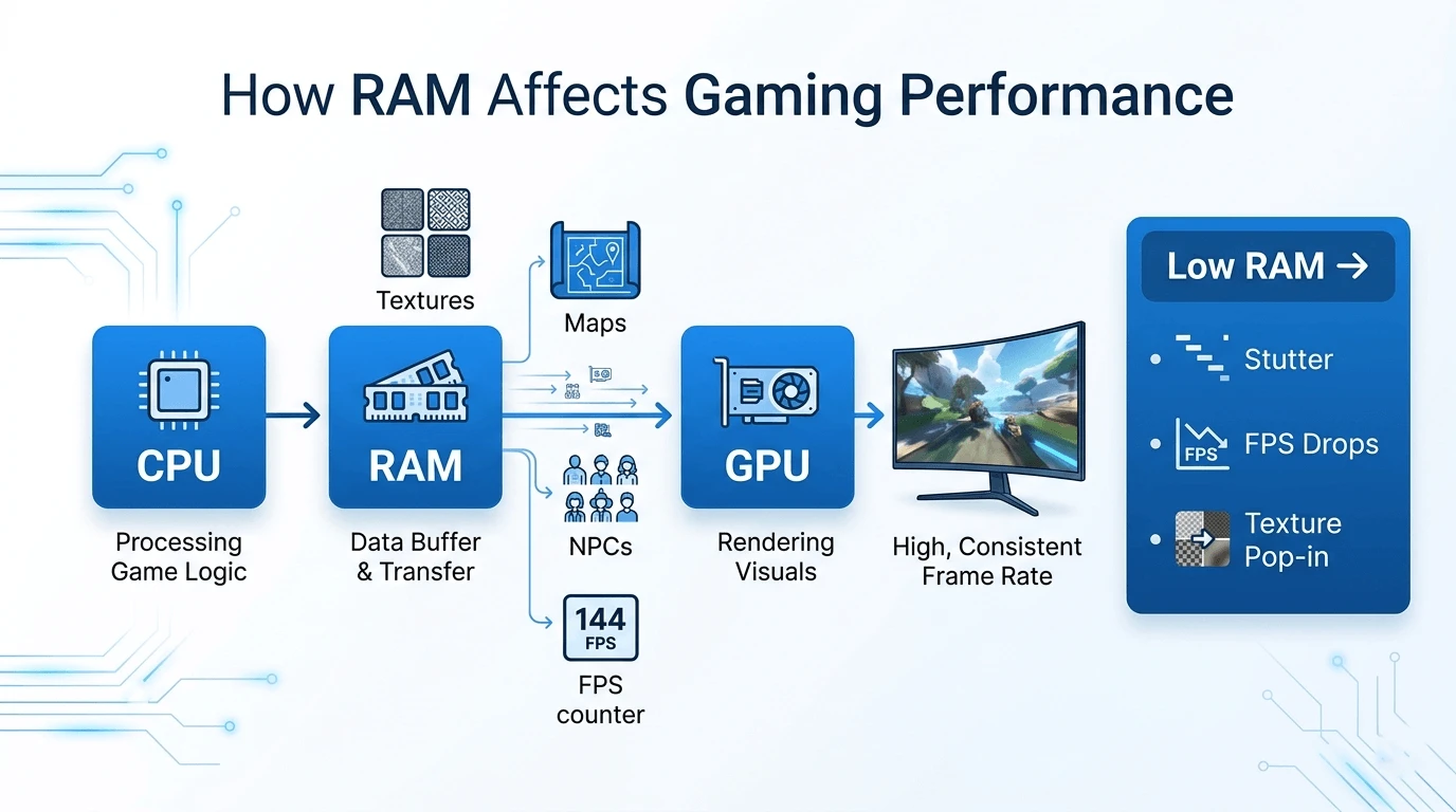 does ram affect fps in games