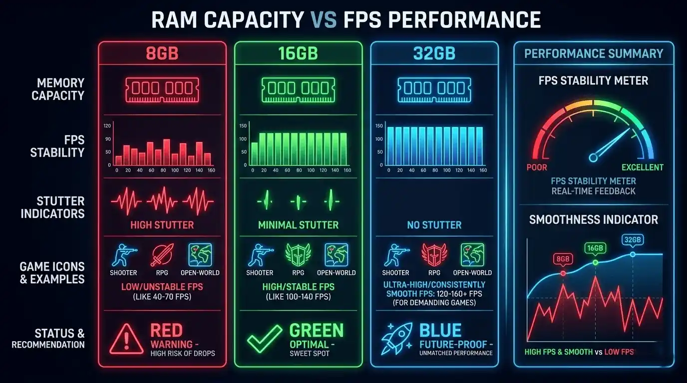 does ram affect fps in games