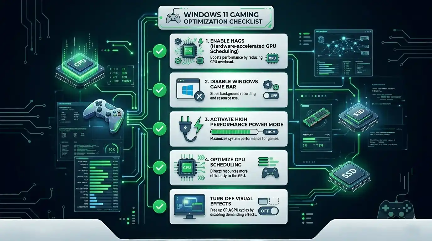 how to optimize windows 11 for gaming