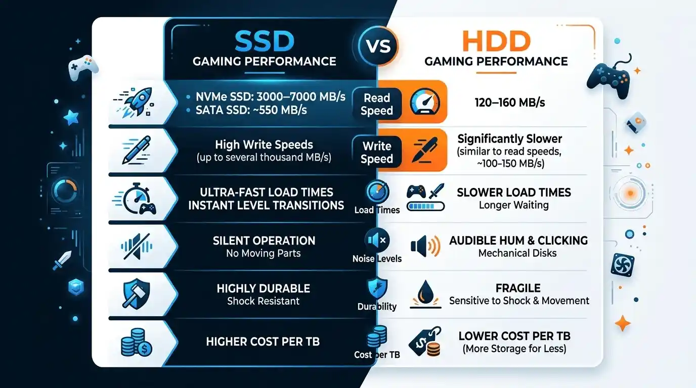 ssd vs hdd which is better for gaming