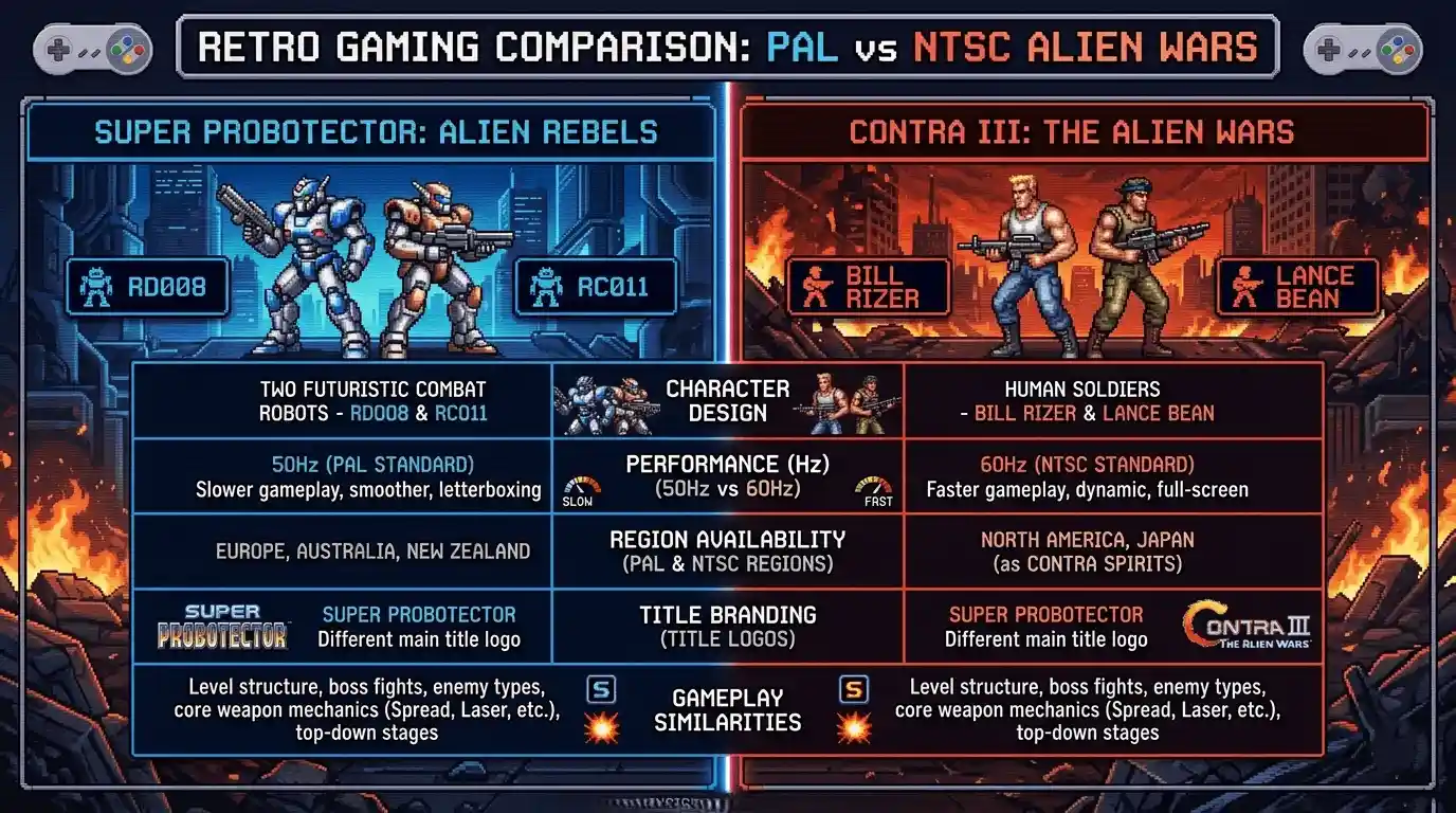 super probotector alien rebels