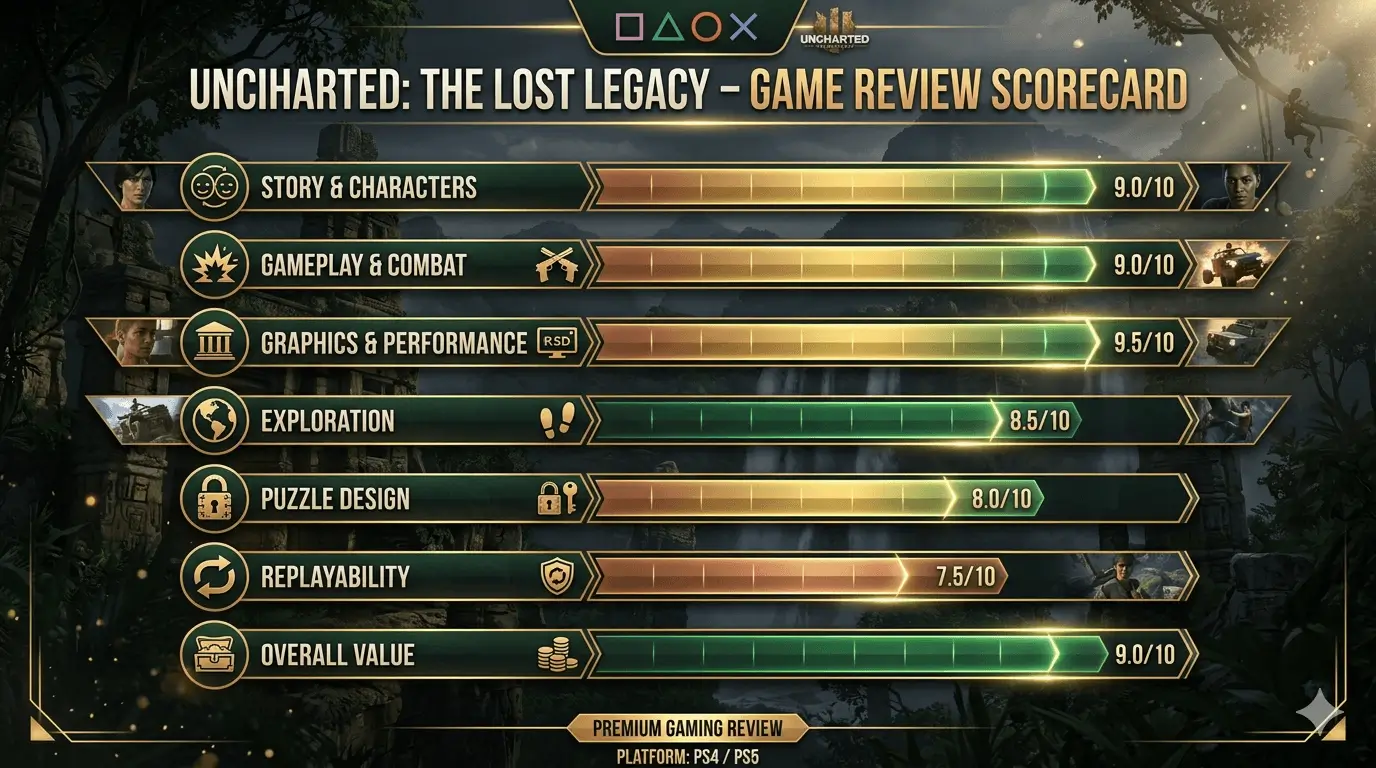 uncharted the lost legacy review