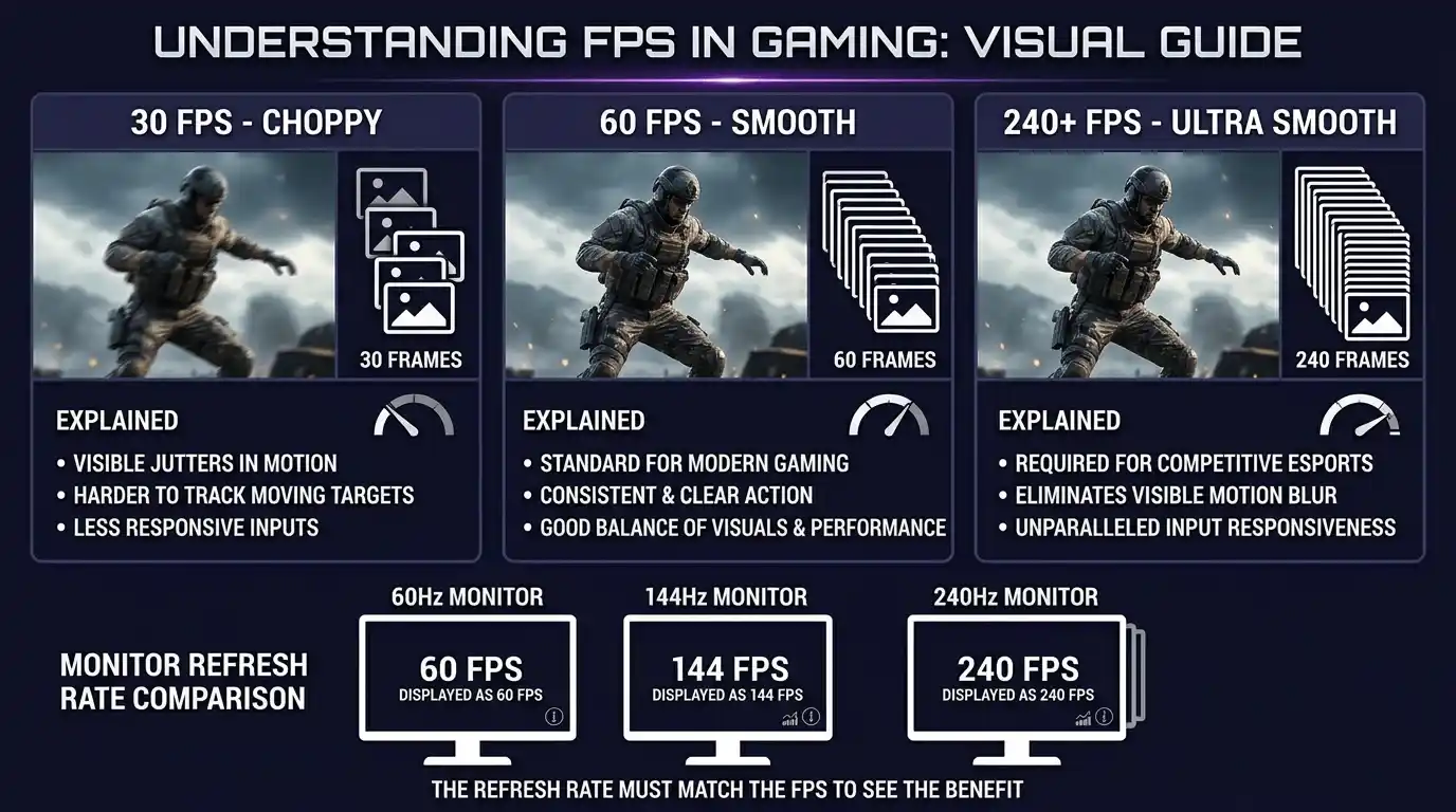 what fps do pro gamers play at