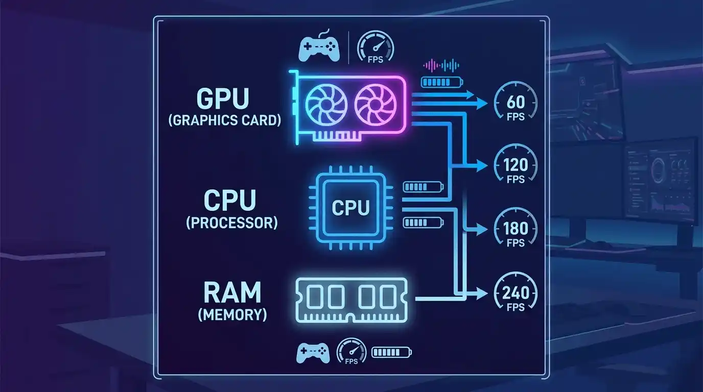 what pc parts affect gaming the most