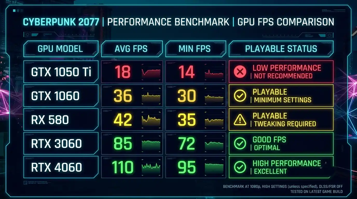 best cyberpunk 2077 settings for low end pc