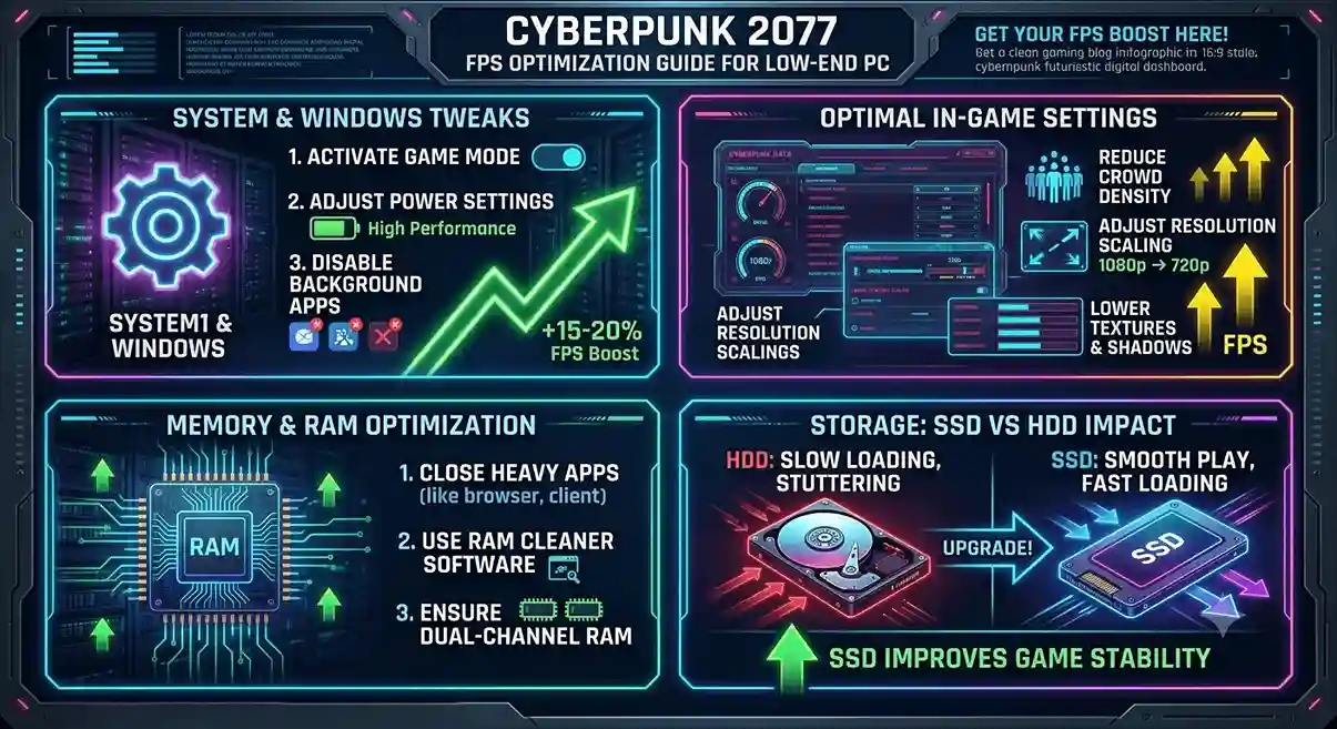 best cyberpunk 2077 settings for low end pc