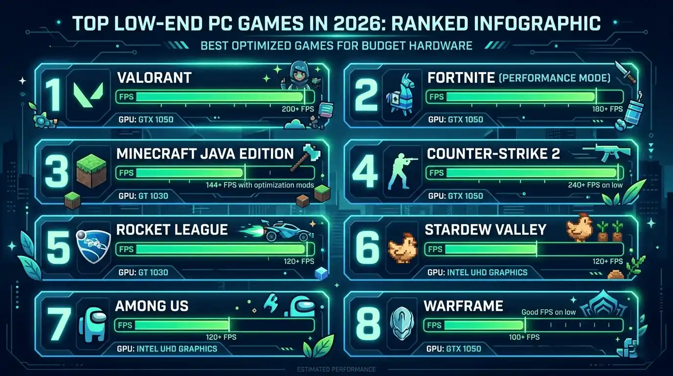 best games for low end pc in 2026