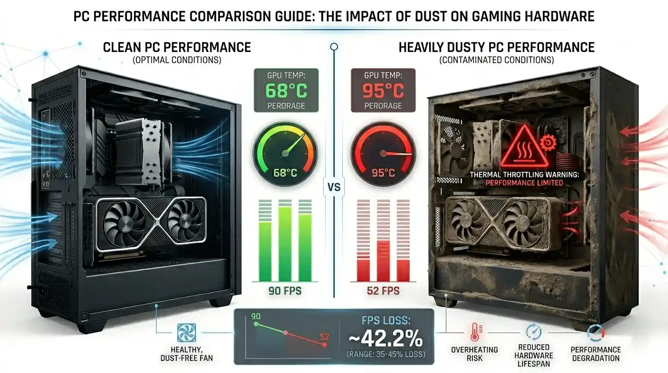 does dust affect gaming performance