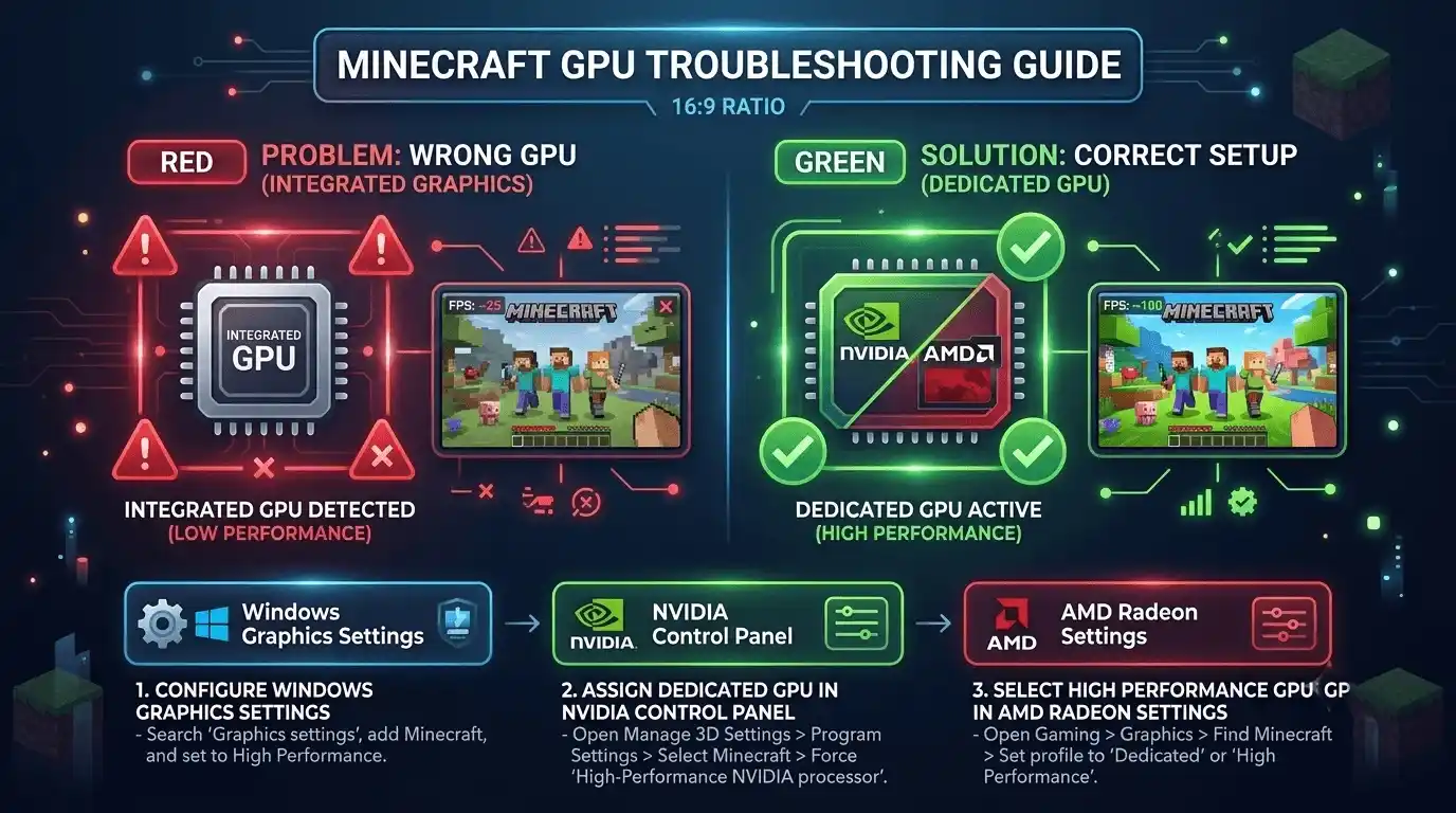 does minecraft use gpu or cpu more