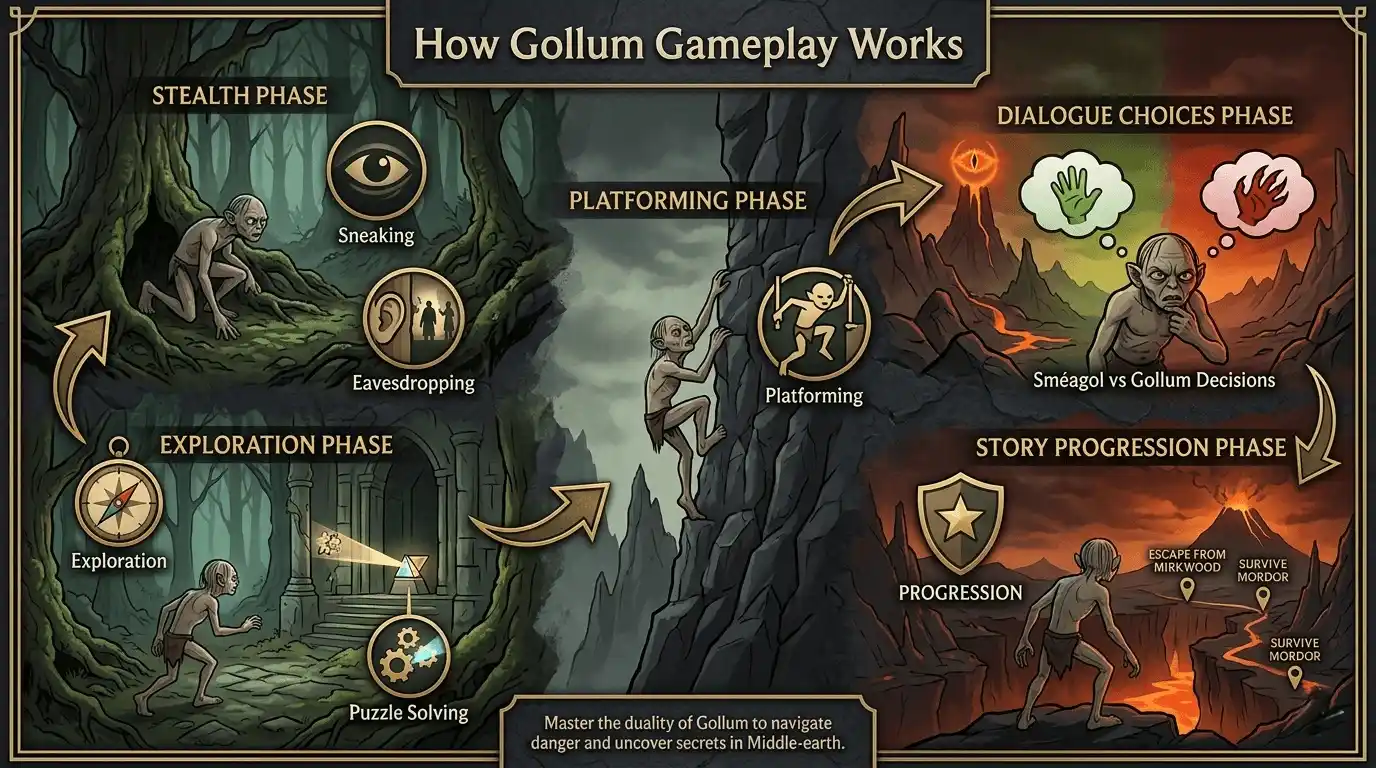 gollum lord of the rings game