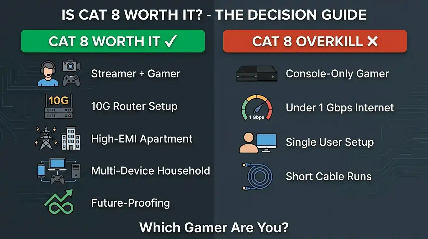 is cat 8 good for gaming