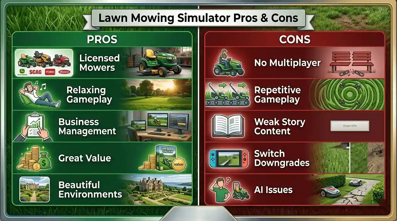 lawn mowing simulator reviews