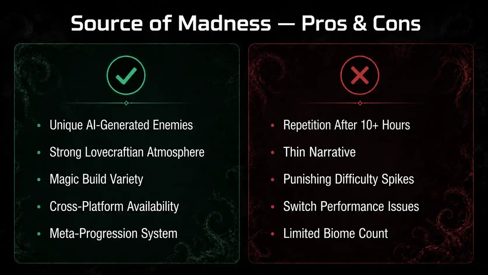 source of madness