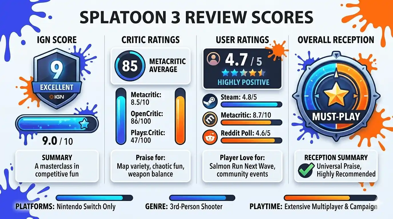 splatoon 3 reviews