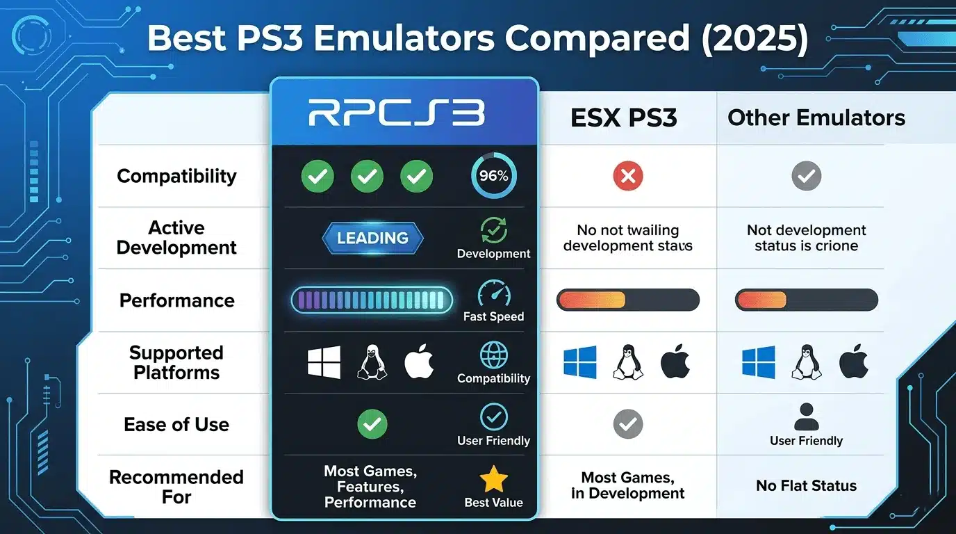 what emulator is best for ps3 games on pc