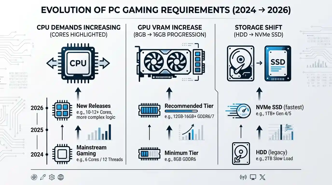 what specs do i need for new releases in 2026