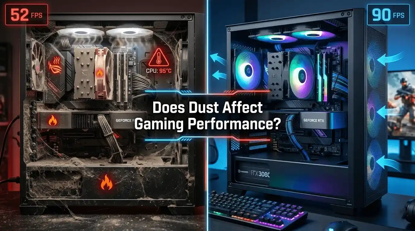 does dust affect gaming performance