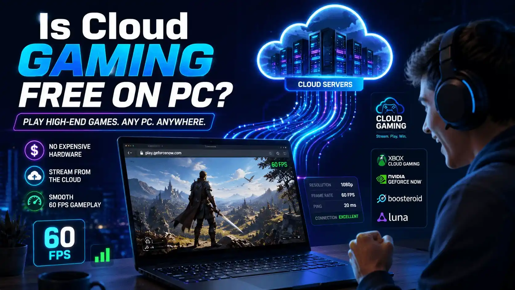is cloud gaming free on pc