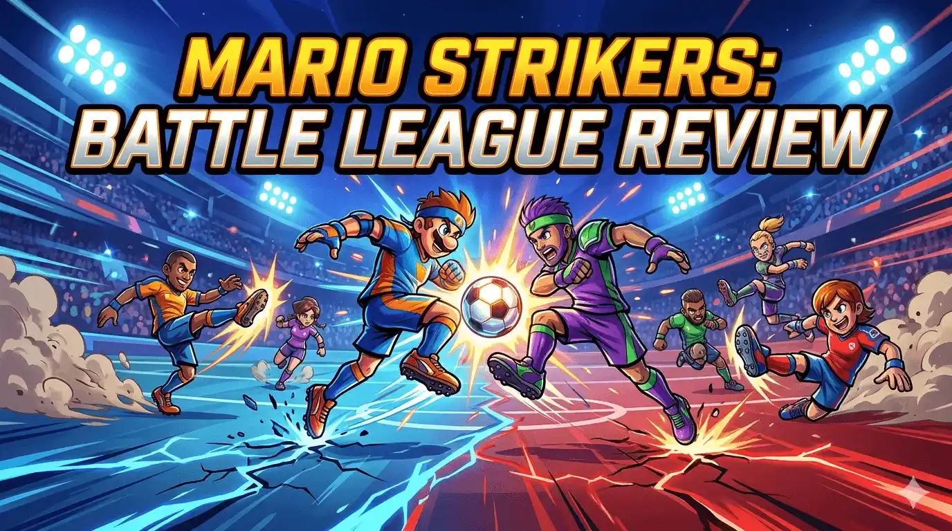 mario strikers battle league review